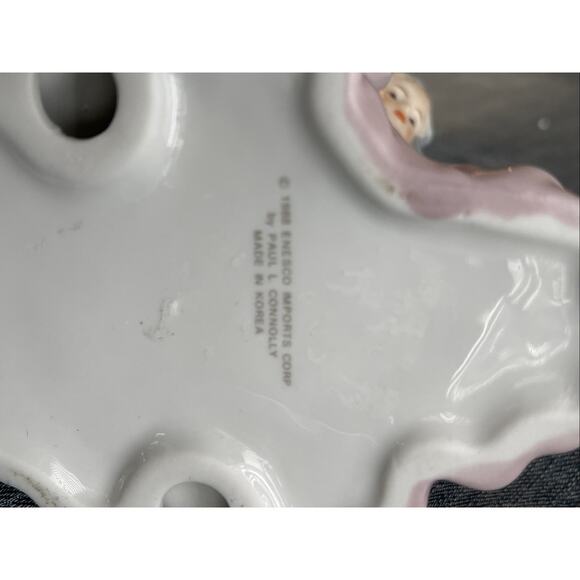 ENESCO 1988 NATIVITY Porcelain Mary Jesus PAUL CONNOLLY Vintage Set - Picture 4 of 7